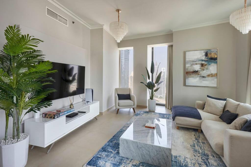 迪拜Larbi Breathtaking Burj And Fountain View Luxurious 2 Bed公寓 外观 照片