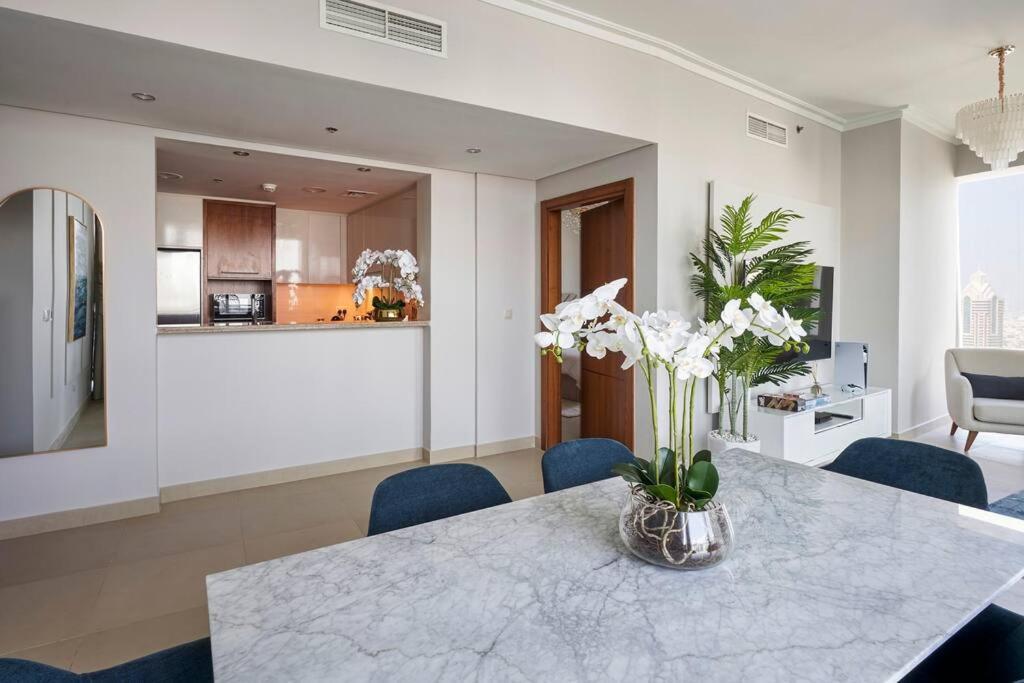 迪拜Larbi Breathtaking Burj And Fountain View Luxurious 2 Bed公寓 外观 照片