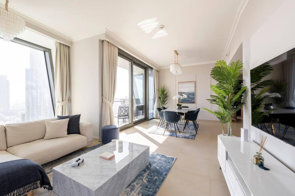 迪拜Larbi Breathtaking Burj And Fountain View Luxurious 2 Bed公寓 外观 照片