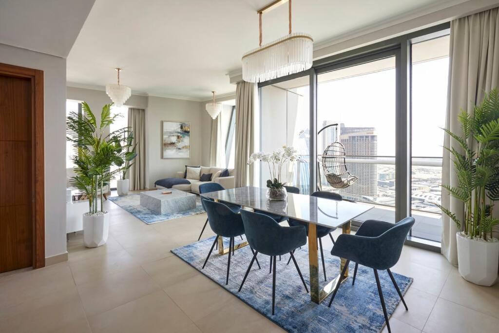 迪拜Larbi Breathtaking Burj And Fountain View Luxurious 2 Bed公寓 外观 照片